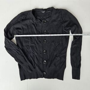 H&M Women's Black Button-Up Sweater L
